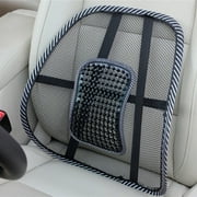 Fairnull Breathable Mesh Car Seat Cushion Pad Office Chair Back Massage Lumber Support